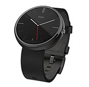 Motorola Moto 360 Leather Band Smart Watch