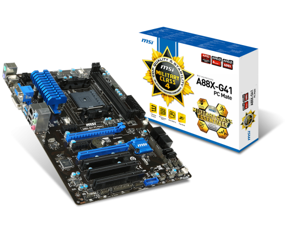 Motherboard - MSI A88X-G41 PC-Mate