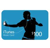 Apple iTunes 100 Dollars Gift Card