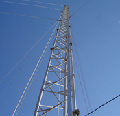 no name G45 Trihedral Guyed Tower Installation 
